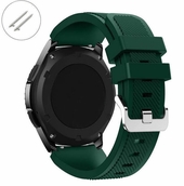 Army Military Green Silicone Watch Band Strap Quick Release Pins #4048