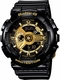 Casio Baby-G Black And Gold Tone Ani-Digi 3D Watch BA110-1A