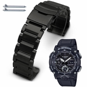 Black Metal Replacement Watch Band Fits Casio G-Shock GA2000 GA-2000S SU