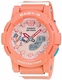 Casio Baby-G Orange Analog Digital Watch BGA185-4A