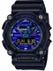 Casio G-Shock Analog Digital Purple Black Watch GA900VB-1A