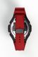 Casioak Mod Custom Watch Casio G-Shock GA-2100-4A Black Metal Red Strap GA2100