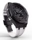 Casioak Mod Custom Watch Casio G-Shock GA-2100 Black Case White Strap GA2100