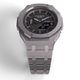 Casioak Mod Custom Watch Casio G-Shock GA-2100 Gunmetal Grey Case Band GA2100
