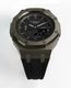 Casioak Mod Custom Watch Casio G-Shock GA-2100 Gunmetal Grey Case Black Strap
