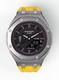 Casioak Mod Custom Watch Casio G-Shock GA-2100 Steel Case Yellow Strap GA2100