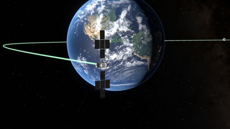 On 19–20 August 2024, ESA's Jupiter Icy Moons Explorer (Juice) will achieve a world first: using the gravity of the Moon and then Earth to bend its path through space, bringing it one step closer to Jupiter.