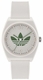 Men's Adidas Street Project Two White Plastic Strap 38mm Watch AOST23047