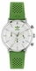 Men's Adidas Style Code One Chronograph 40mm Green Silicone Strap Watch AOSY23020