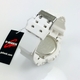 Men's Casio G-Shock Analog Digital White Watch GA100MW-7A