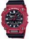 Men's Casio G-Shock Digital Analog Military Style GA-900 Red Watch GA900-4A