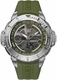 Men's CAT Anadigit Green Rubber Strap Watch MA15523133