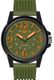 Men's CAT Caterpillar Groovy Green Silicone Band 45mm Watch LF11123334