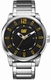 Men's CAT Caterpillar Hardware Black And Yellow Steel Watch NK14111127