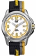 Men's CAT Caterpillar Twist Up Steel Case Fabric Strap Watch YU14161231