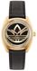 Women's Adidas Fashion 39mm Black Leather Strap Watch AOFH22512