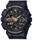 Women's Casio G-Shock S Series Digital Analog Black Watch GMAS140M-1A