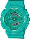 Women's Casio G-Shock S Vivid Color Green Watch GMAS110VC-3A
